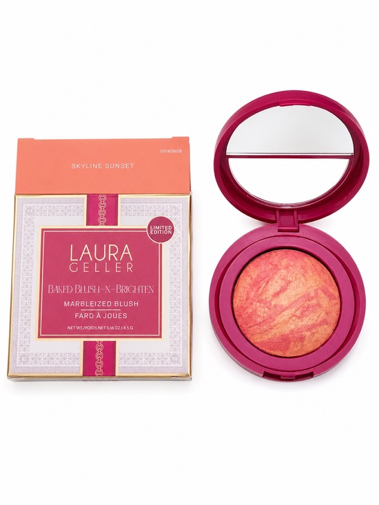 Laura Geller Other - NIB Laura Geller Baked Blush-n-Brighten Marbleized Blush Skyline Sunset LE